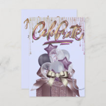 Lila und goldene Feier