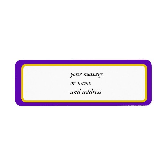 Lila und goldene Grenzschicht (Vorne)