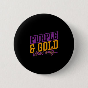 Lila und goldene Stimmung Button