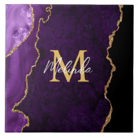 Lila und goldener Marmorschlauch