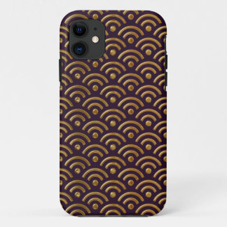 Lila und GoldSeigaiha Entwurf iPhone 5 Kasten Case-Mate iPhone Hülle