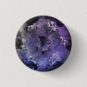 Lila und grauer Marmor Agate Button