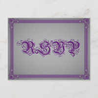 Lila und graues Poster UAWG mit Speisen