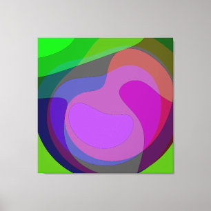 Lila und grün 403 leinwanddruck