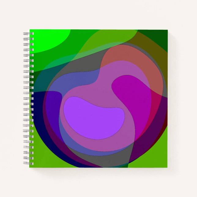 Lila und grün 403 notizbuch (Vorderseite)