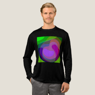 Lila und grün 403 Tri-Blend shirt