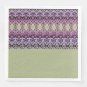 Lila und grün serviette