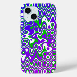 [Lila und grün] Wirbel Op-Art Case-Mate iPhone Hülle