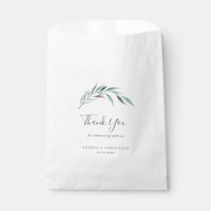 Lila und grüne Eukalyptus Vielen Dank für Ihre Hoc Geschenktütchen
