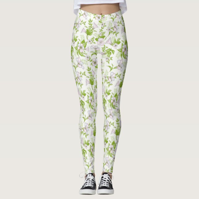 Lila und grüne Legierung Leggings (Vorderseite)