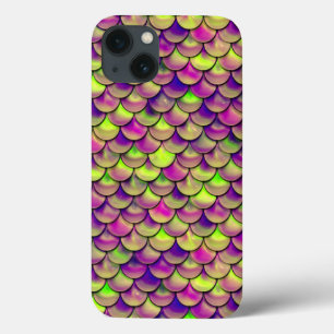 Lila und grüne Skala Case-Mate iPhone Hülle