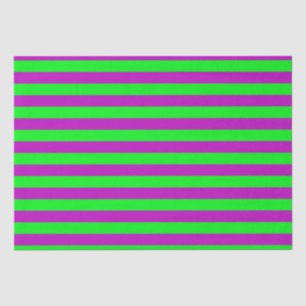 Lila und grüne Streifen Seidenpapier