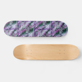 Lila und grüne Vortex-Skateboardfläche Skateboard