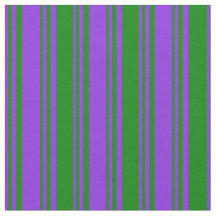 Lila- und Grünmuster Stoff