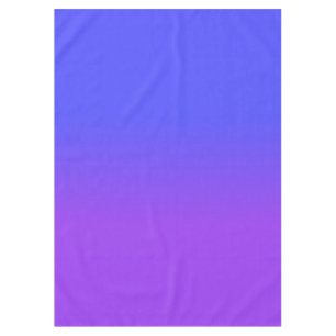 Lila und helle blaue Ombré Schatten-Neonneonfarbe Tischdecke