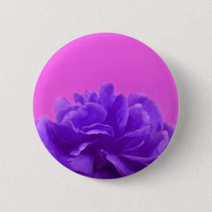 Lila und Himbeer Blumenkunst Button