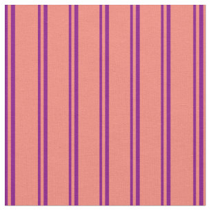Lila und lachsfarbenes Muster Stoff