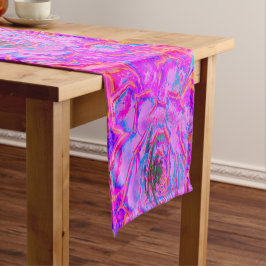 Lila und Magenta Succulent Sedum Rosette Kurzer Tischläufer