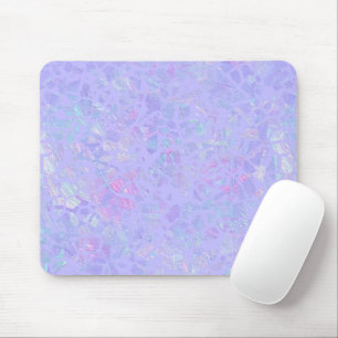 Lila und mehrfarbige Flakes Mousepad