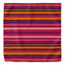 Lila und Orange Glitch Stripes Cool Psychedelic