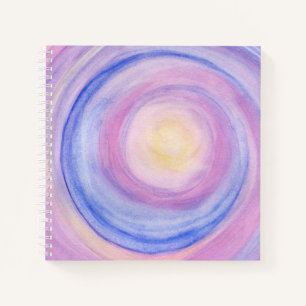 Lila und Rosa abstraktes Skizzenbuch Notizbuch