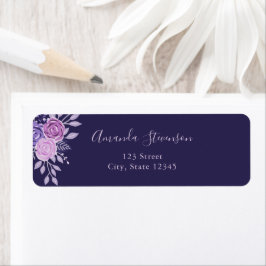 Lila und rosa Blumenmuster