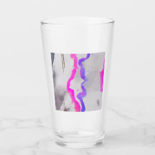 Lila und rosa Farbe Abstrakt Glas