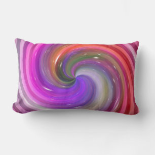 Lila und rosa Galaxie Swirl Lendenkissen