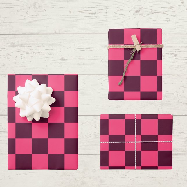 Lila und rosa Karton Geschenkpapier Set (Von Creator hochgeladen)