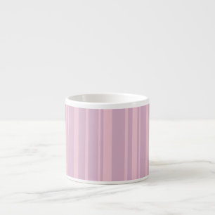 Lila- und Rosa-Linienmuster Espressotasse