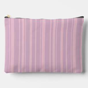 Lila- und Rosa-Linienmuster Zubehörtasche