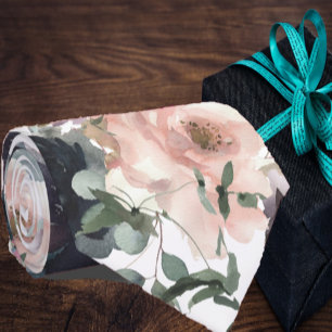 Lila und rosa Mauve Blume Floral Neck Tie Krawatte