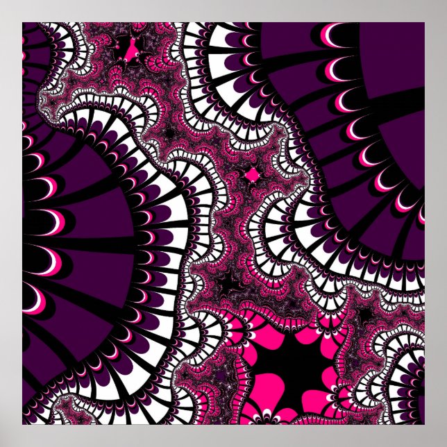 Lila und rosa Remix Poster (Vorne)