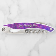 Lila und rosa Strudel-Korkenzieher