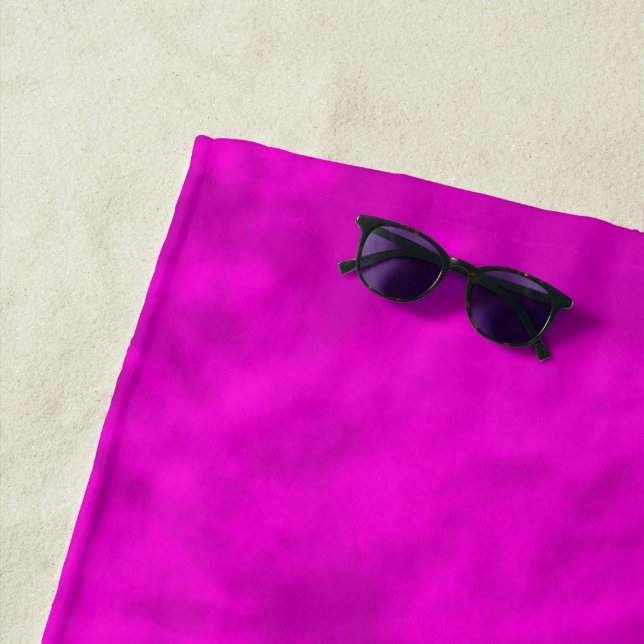 Lila und Rosa Tie Dye,  Strandtuch (Beispiel)