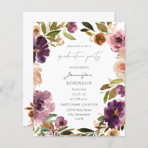 Lila und rosafarbene Blütenschülerpartei