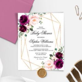 Lila und rosafarbene Dusche mit Dusche/WC