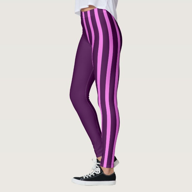 Lila und rosafarbene Leggings (Links)