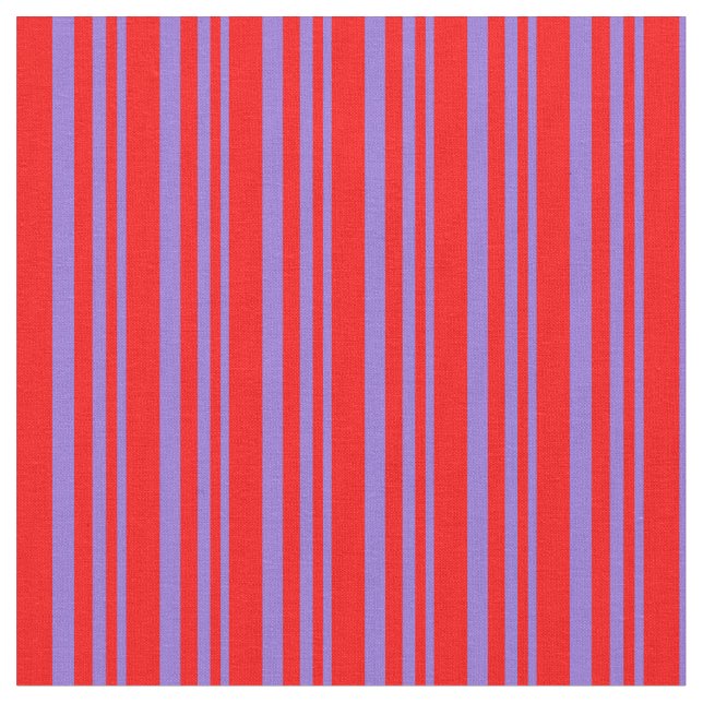 Lila und rote Streifen Stoff (Nahaufnahme)