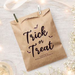 Lila und schwarze Streifen Geschenktütchen