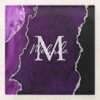 Lila und silberer Marmorschlauch