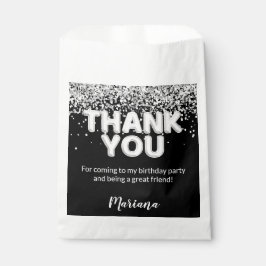 Lila und silberne Gastgeschenke Geschenktütchen