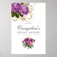 Lila und Vintages Brautparty mit  Chic