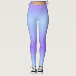 Lila und violettes Muster Leggings