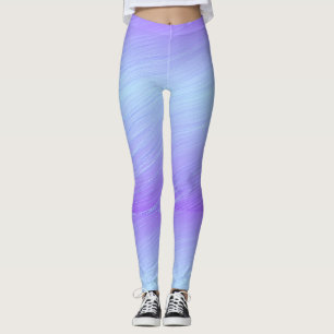 Lila und violettes Muster Leggings