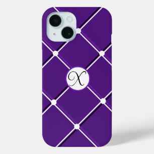 Lila und weiß gestreifte Gestaltung Extravagant X  Case-Mate iPhone Hülle
