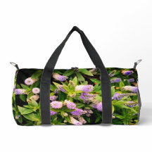 Lila und weiße Blume