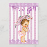 Lila und weiße Duschkabine Princess Invit