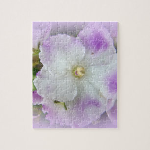 Lila und weiße Extravagante afrikanische Violetten Puzzle