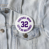 Lila und weiße Mama Jersey Nummer